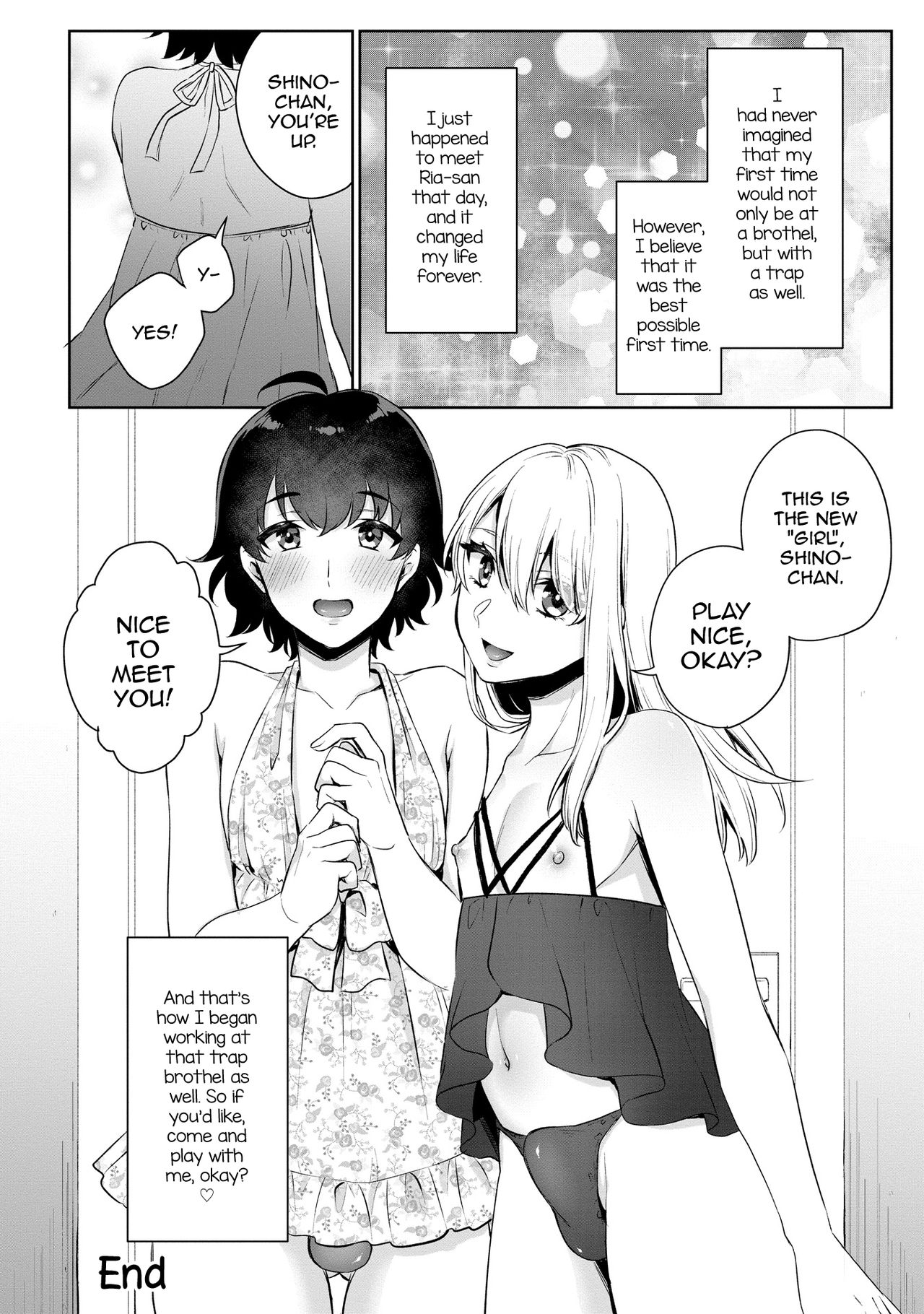 Boku no! Otokonoko Fuuzoku Debut!? page 20