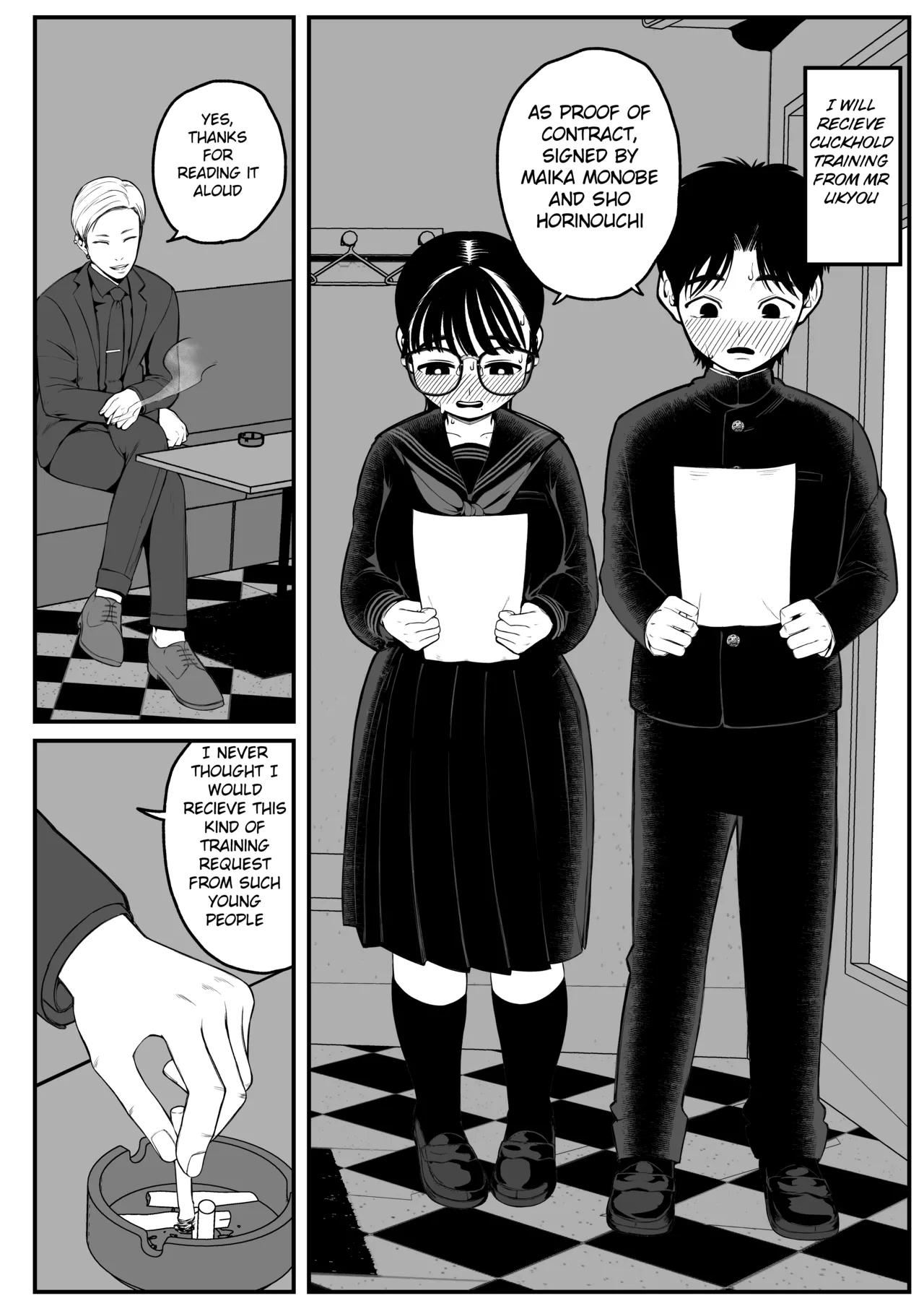 Boku to Kanojo to Goshujin-sama no Fuyuyasumi 1-3 page 4