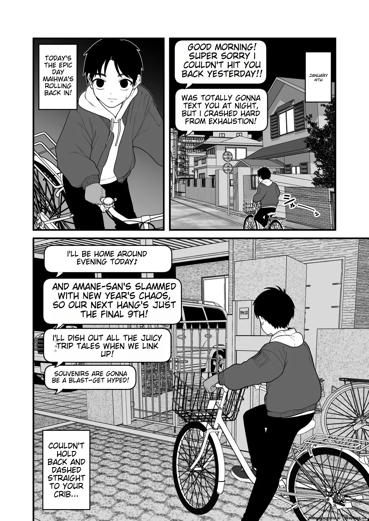 Boku to Kanojo to Goshujin-sama no Fuyuyasumi 1-3 page 96