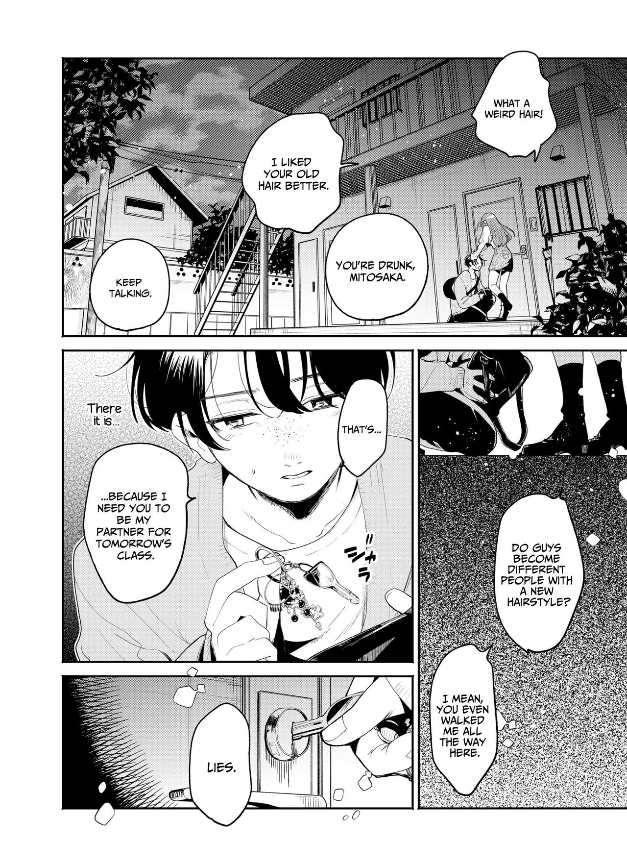 Boku to Mitosaka wa, Kyou dake Shinyuu ja Nai|Just This Evening, We Are Not Best Friends page 14