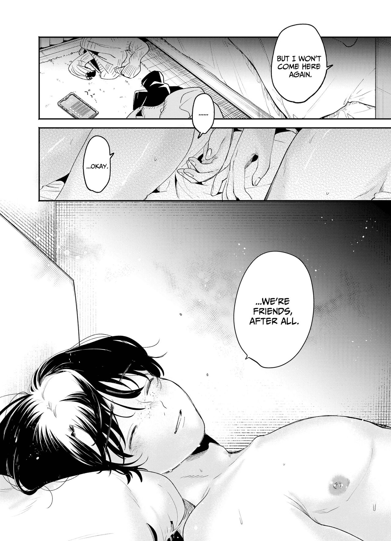 Boku to Mitosaka wa, Kyou dake Shinyuu ja Nai|Just This Evening, We Are Not Best Friends page 40