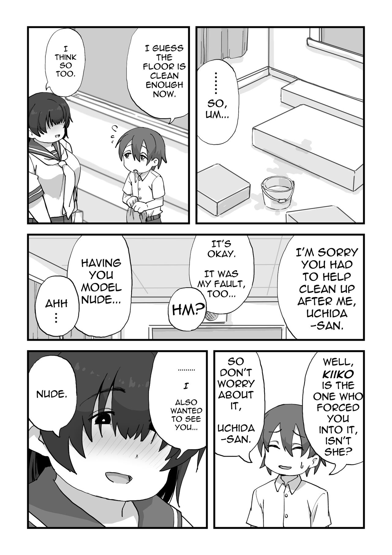 Boku wa Manken Senzoku Nude Model page 18