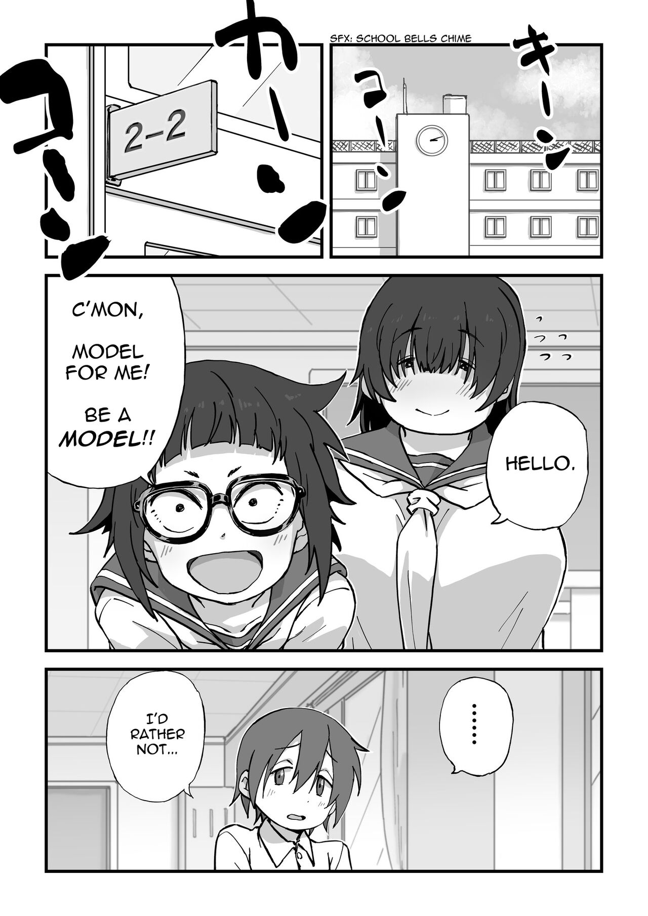 Boku wa Manken Senzoku Nude Model page 2