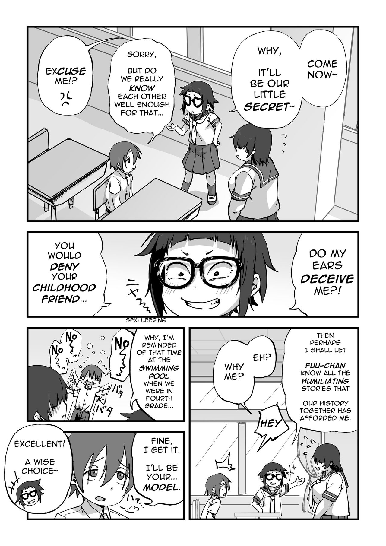 Boku wa Manken Senzoku Nude Model page 3