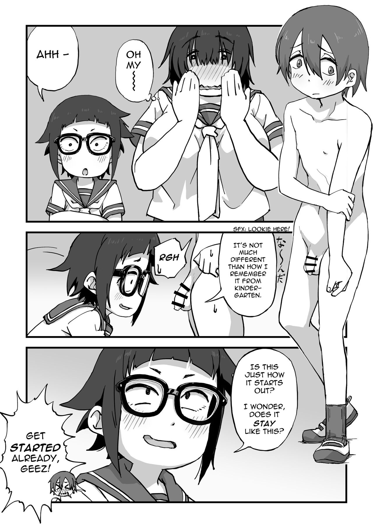 Boku wa Manken Senzoku Nude Model page 6