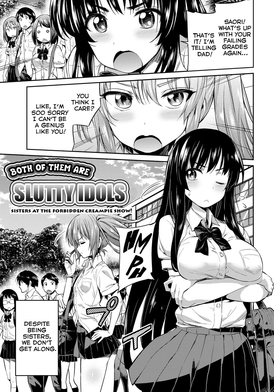 Both of them are Slutty Idols ~Sisters at the Forbidden Creampie Show!~ page 1