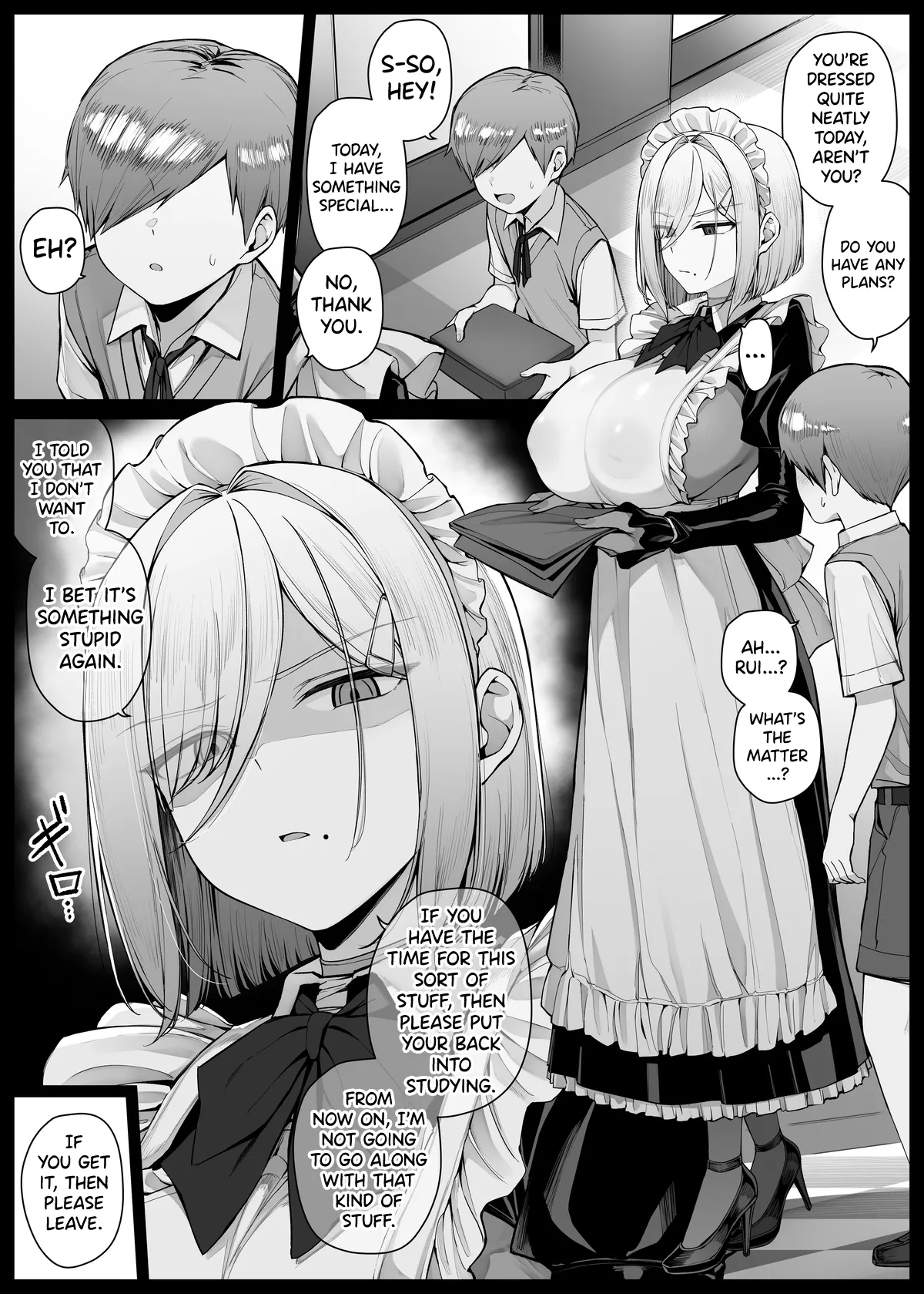 Bouchama ni Sakaratte, Shitsukerareru Koto ni natta Maid-san page 1