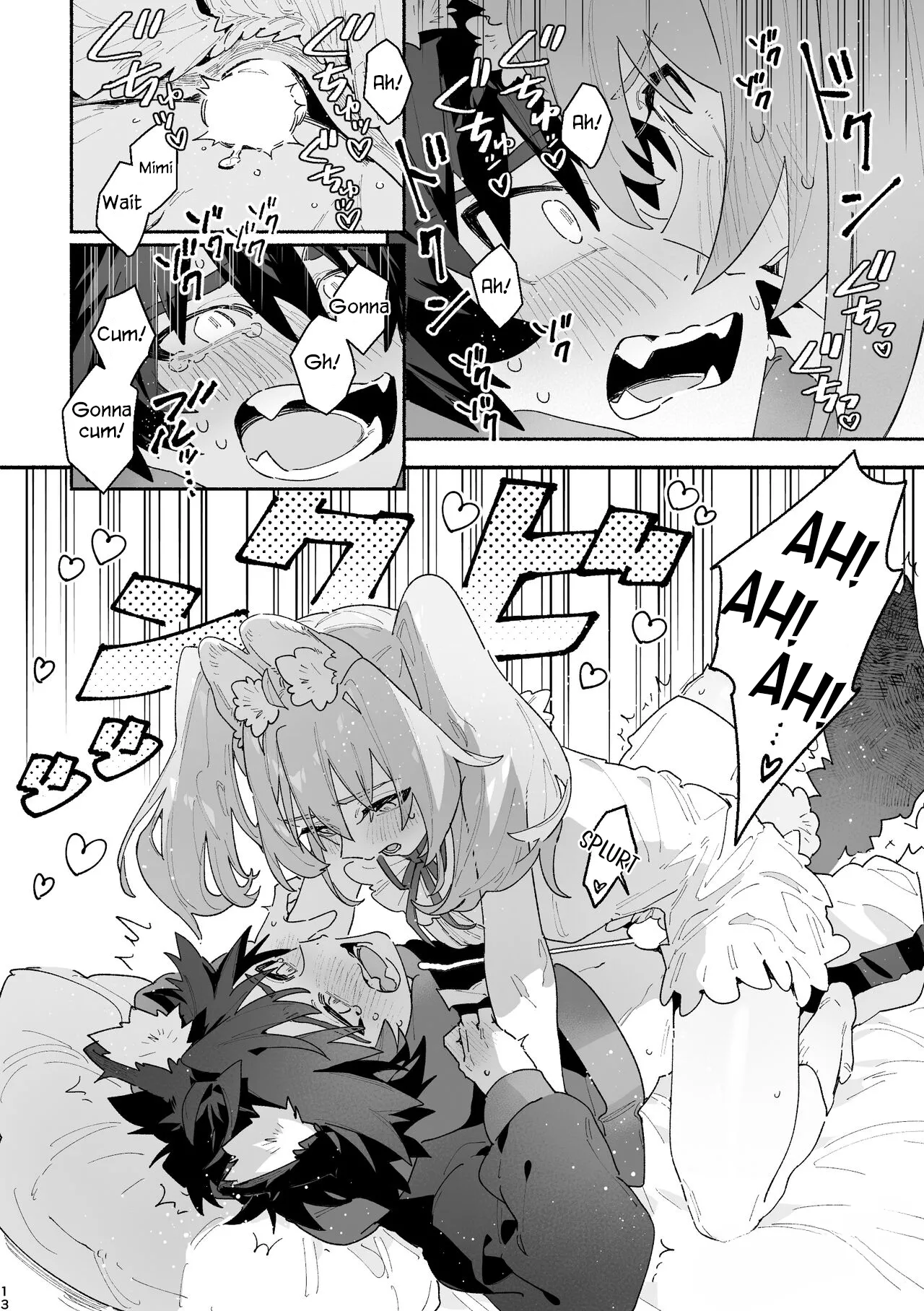 Boy For Bottom: Bunny Girl x Wolf Boy page 11