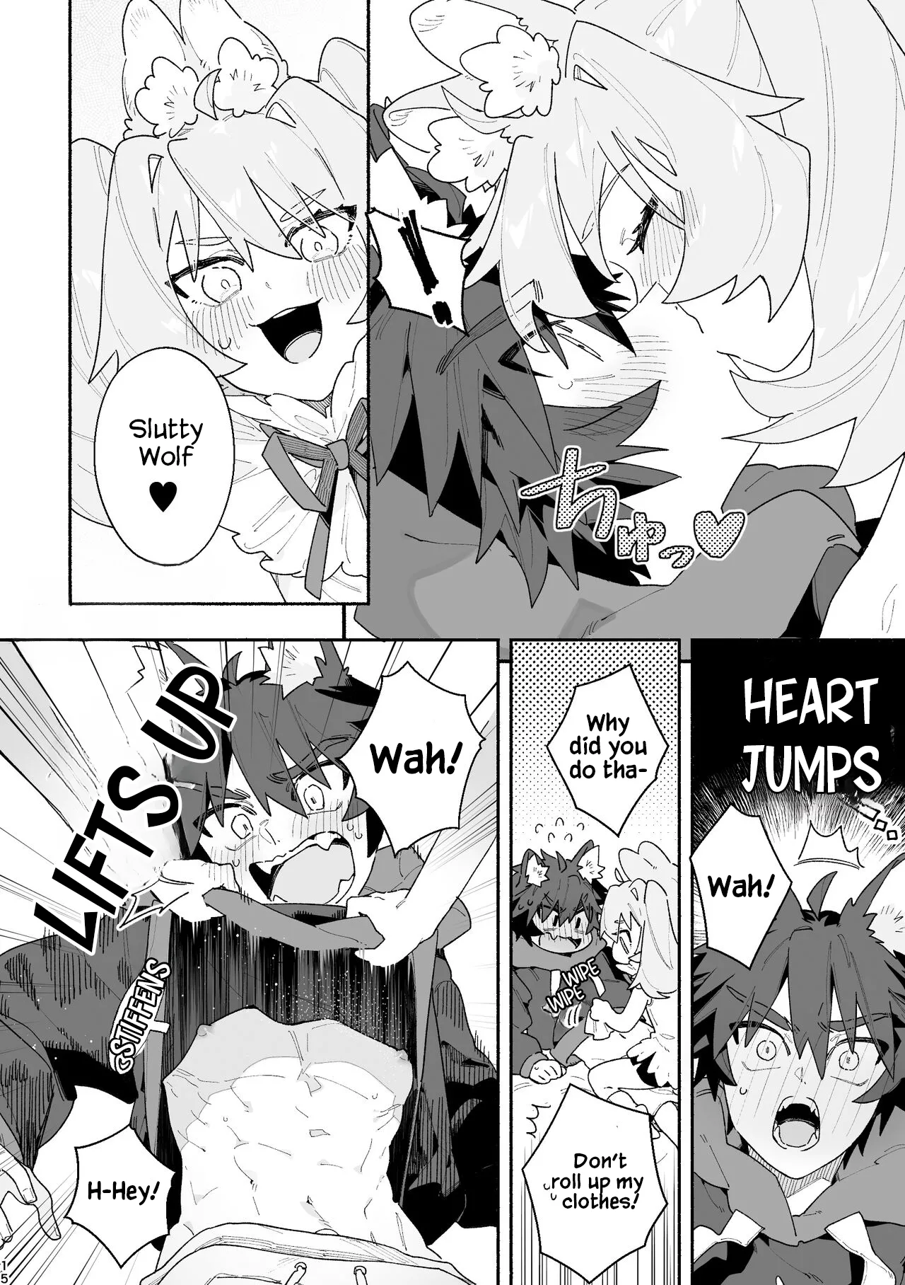 Boy For Bottom: Bunny Girl x Wolf Boy page 13