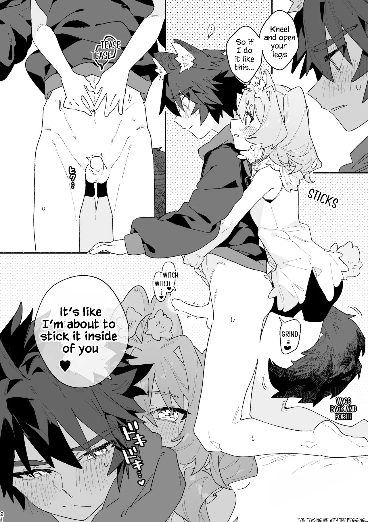 Boy For Bottom: Bunny Girl x Wolf Boy page 19