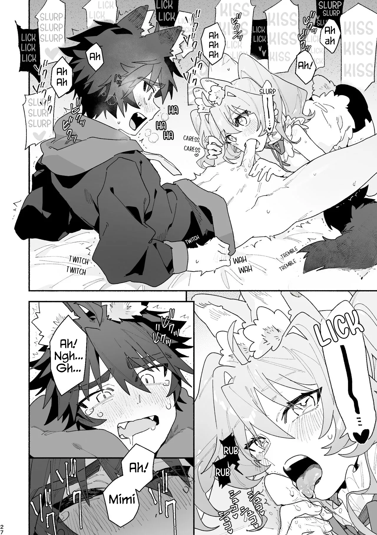 Boy For Bottom: Bunny Girl x Wolf Boy page 25