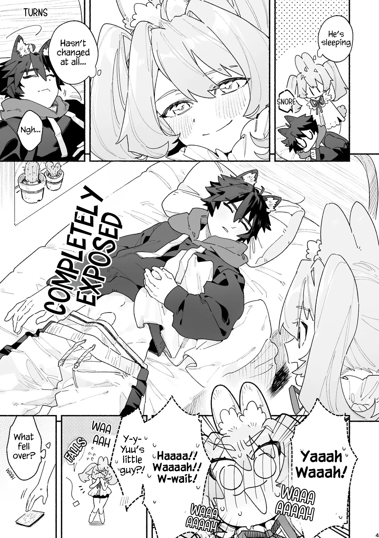Boy For Bottom: Bunny Girl x Wolf Boy page 3