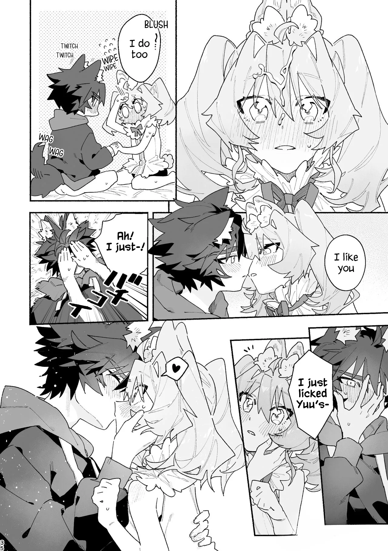 Boy For Bottom: Bunny Girl x Wolf Boy page 33
