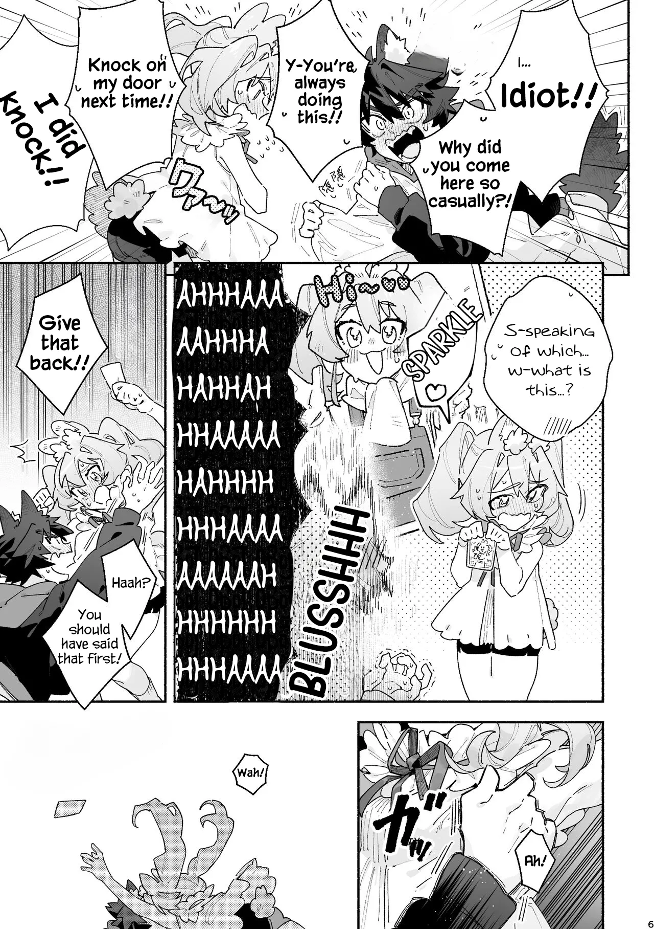 Boy For Bottom: Bunny Girl x Wolf Boy page 5