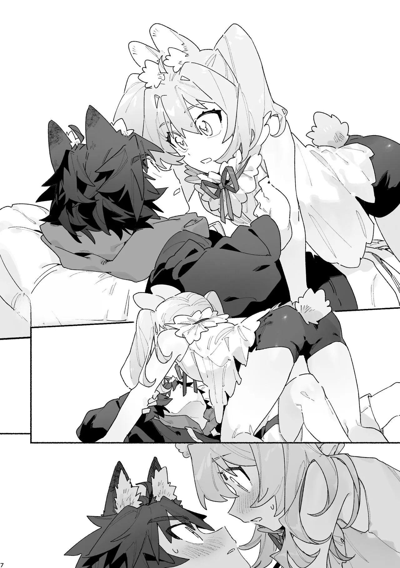 Boy For Bottom: Bunny Girl x Wolf Boy page 6