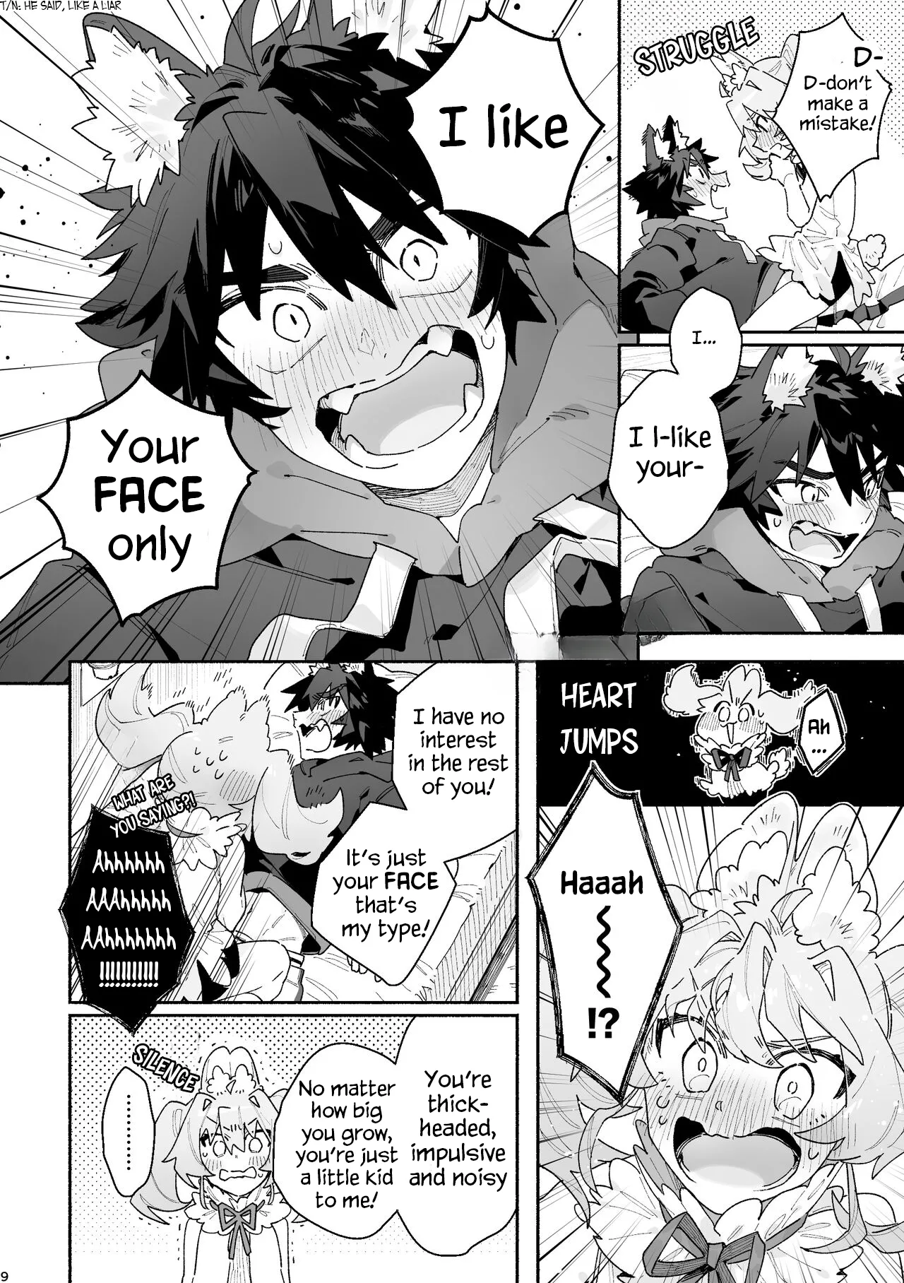 Boy For Bottom: Bunny Girl x Wolf Boy page 8