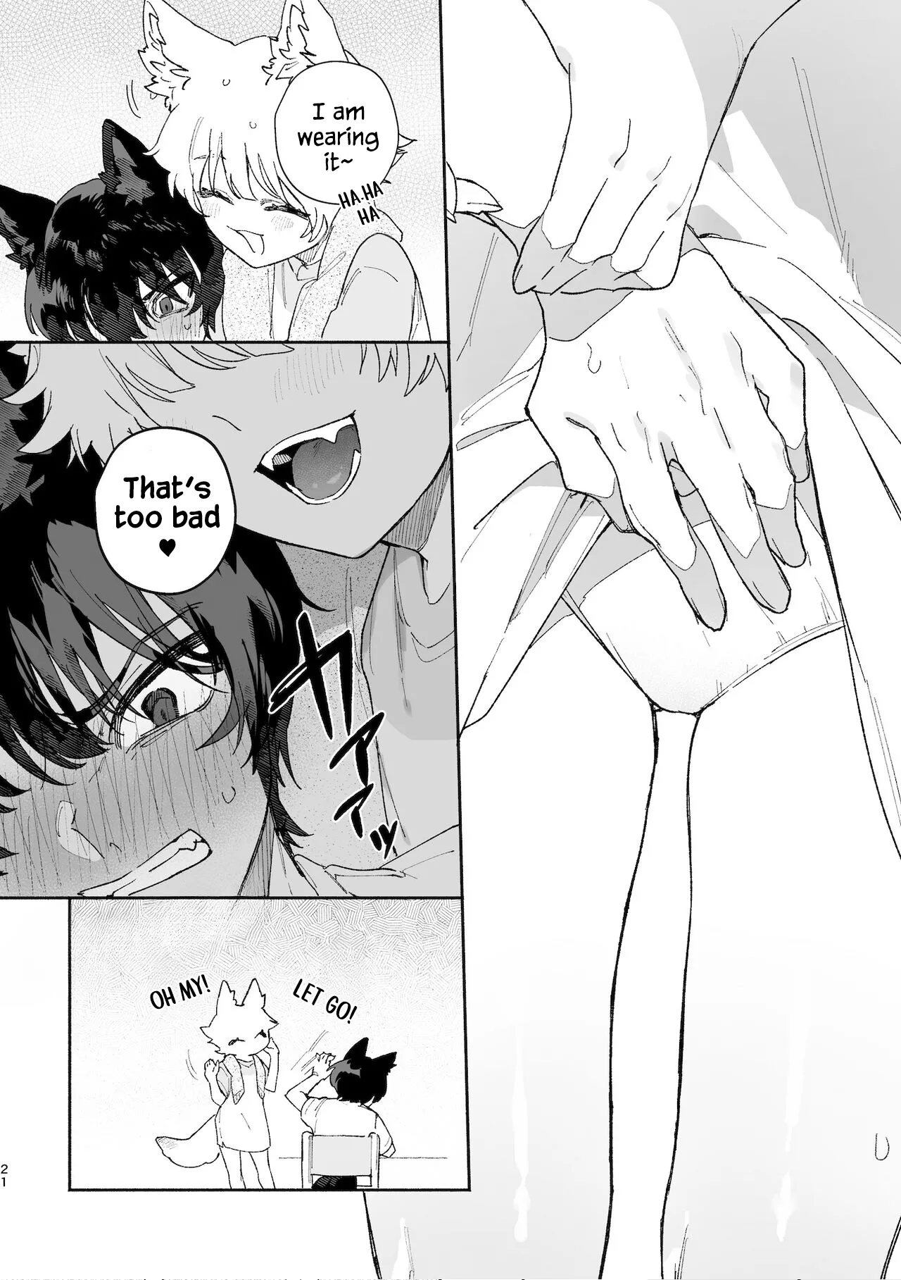 Boys be Submissive. ~Coyote-chan x Kai Ken~ page 21