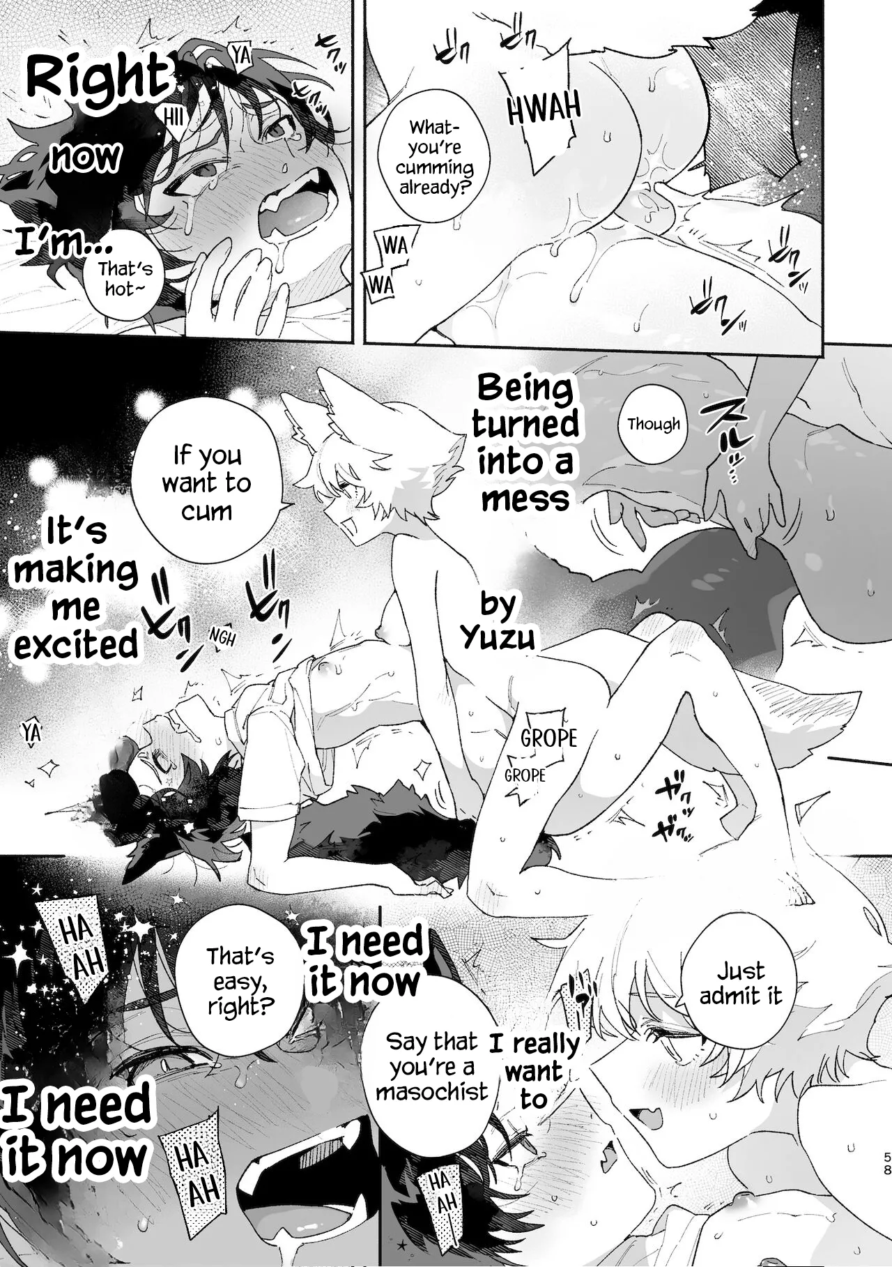 Boys be Submissive. ~Coyote-chan x Kai Ken~ page 57