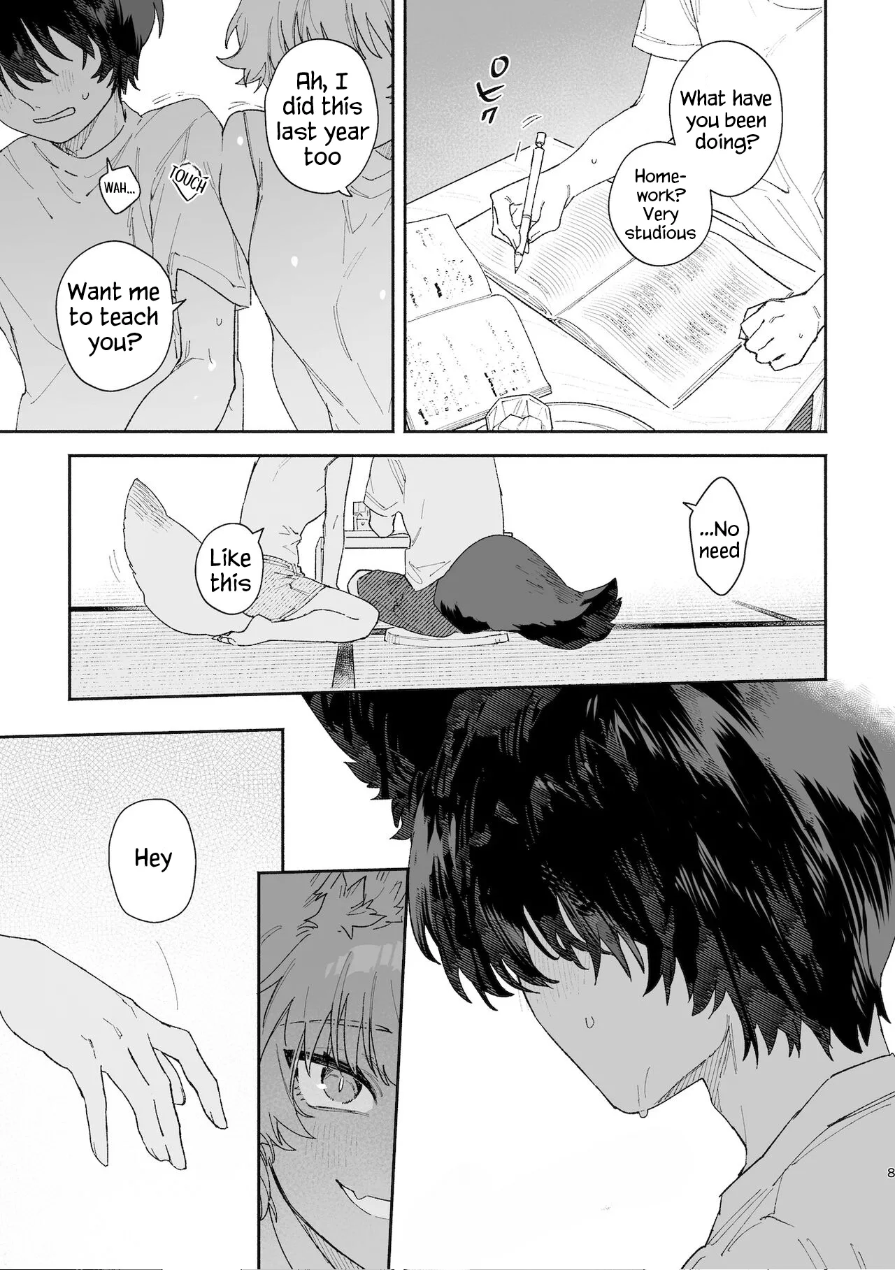 Boys be Submissive. ~Coyote-chan x Kai Ken~ page 8