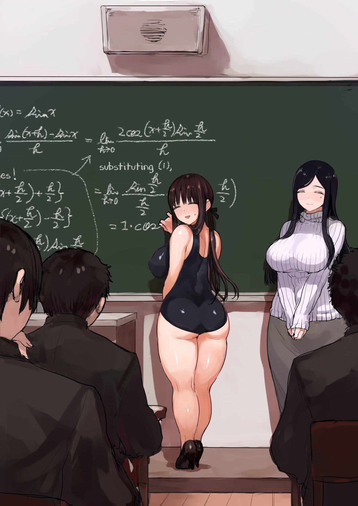Boys' School where you can have Sex with the Female Teachers ~Baptism via Orgy of an Innocent Teaching Intern~ page 154