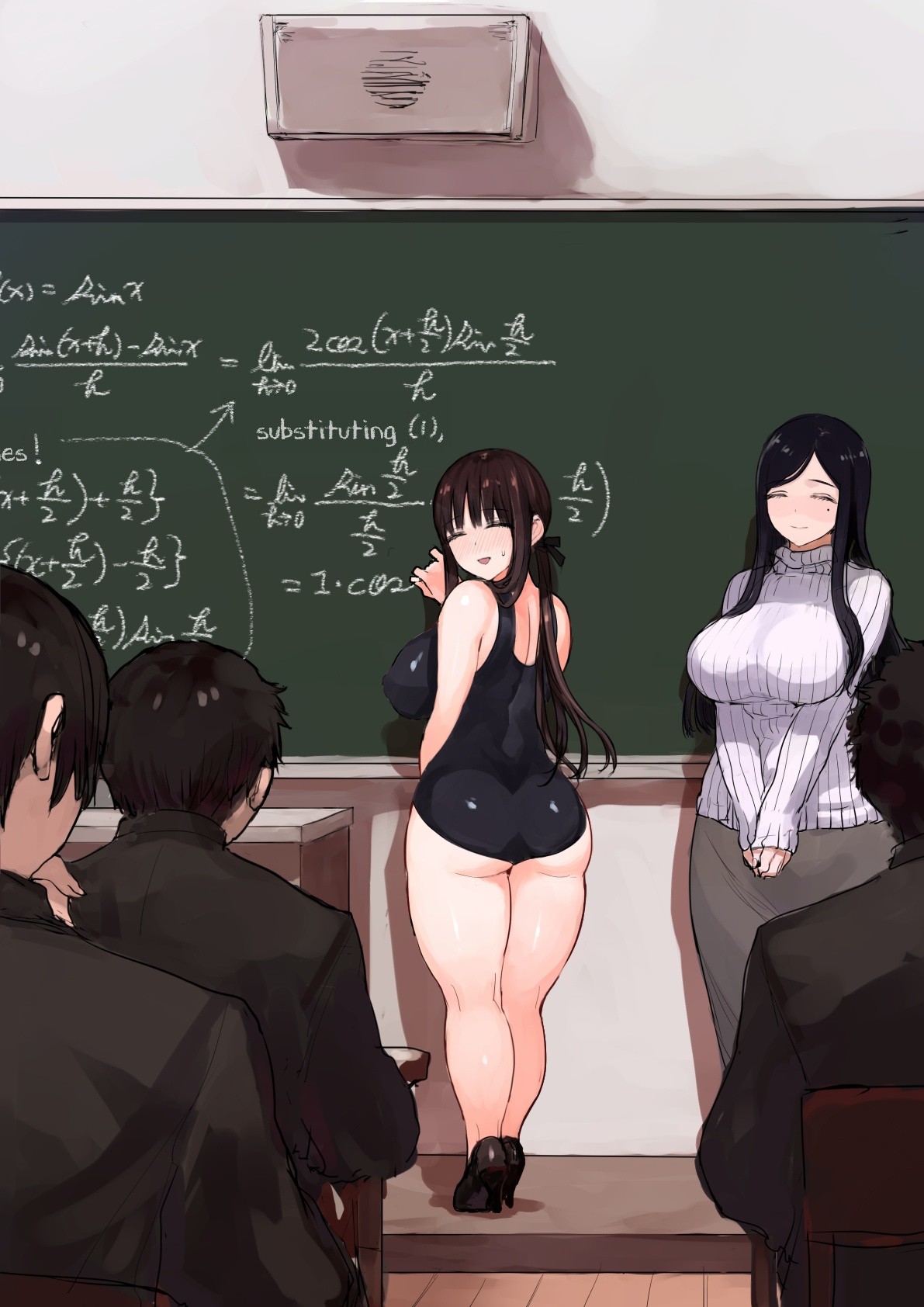 Boys' School where you can have Sex with the Female Teachers ~Baptism via Orgy of an Innocent Teaching Intern~ page 155