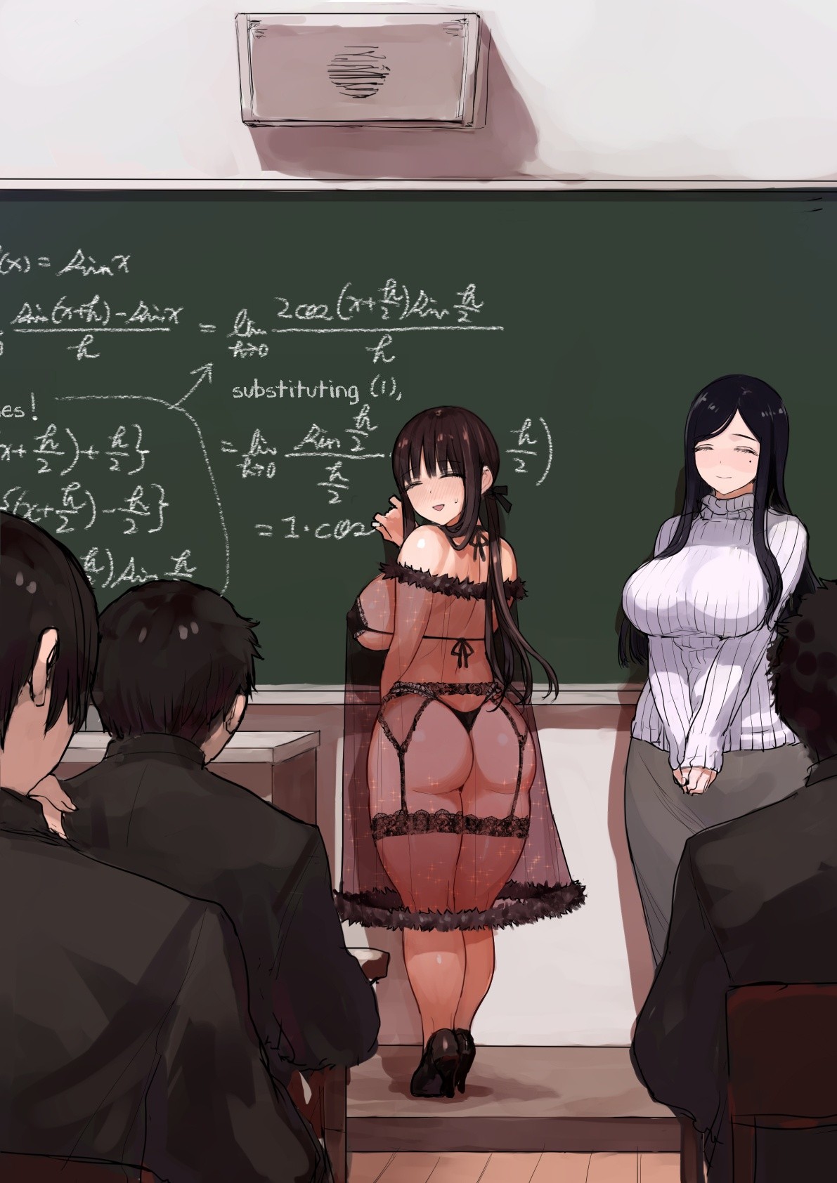 Boys' School where you can have Sex with the Female Teachers ~Baptism via Orgy of an Innocent Teaching Intern~ page 163