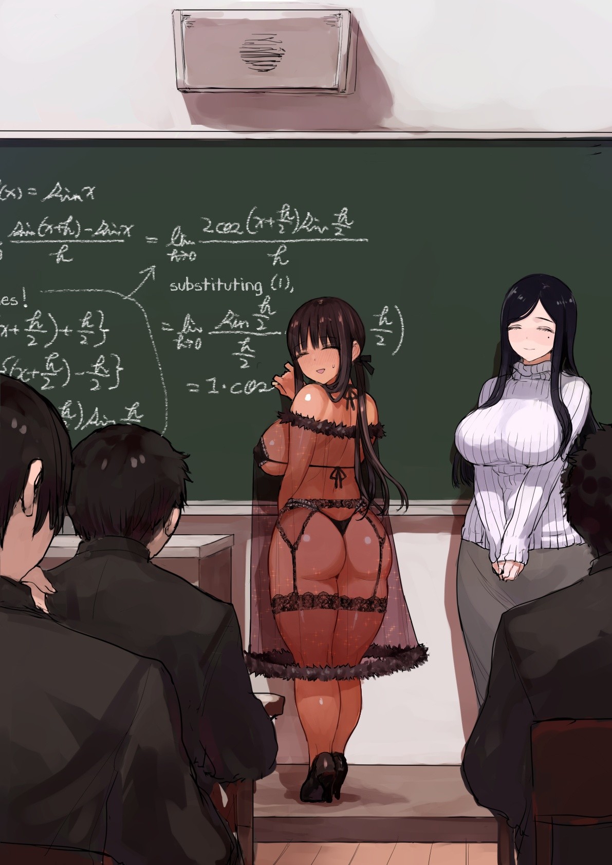 Boys' School where you can have Sex with the Female Teachers ~Baptism via Orgy of an Innocent Teaching Intern~ page 165