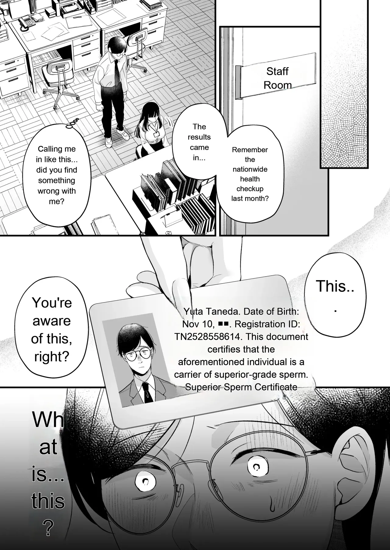 Breeding License: ~Am I, the Unpopular Guy, the One with the Strongest Genes?!~ page 4