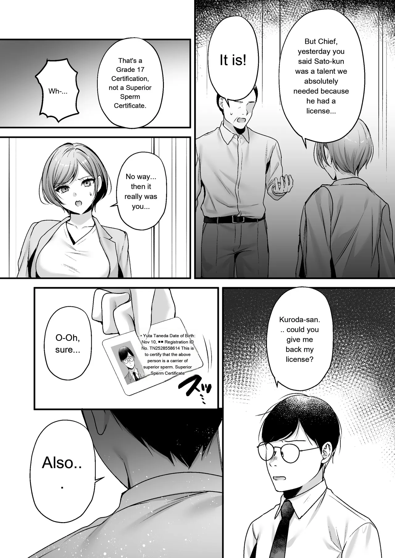 Breeding License: Teaching My Female Boss a Lesson Edition page 63