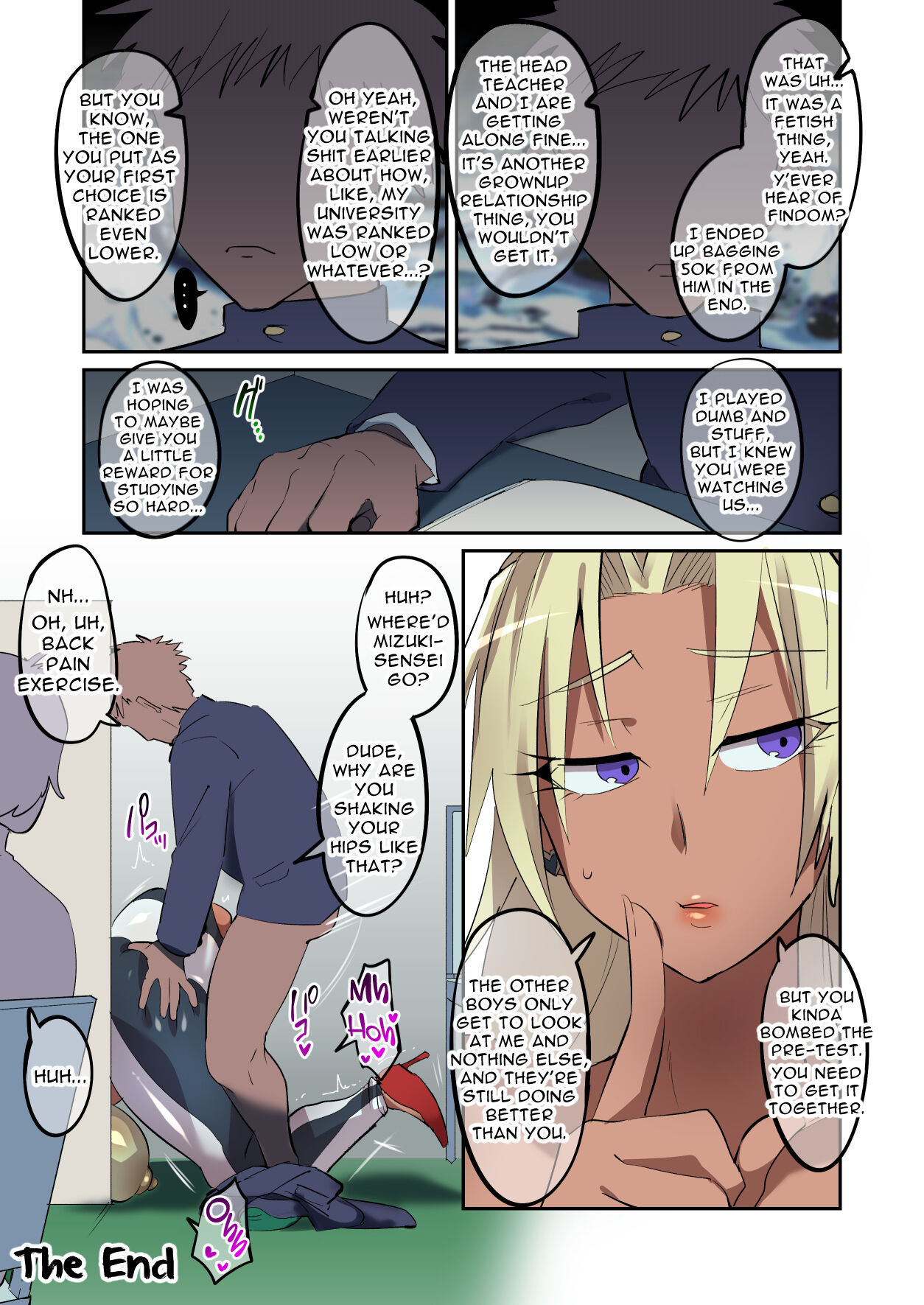 Bringing the Hammer of Justice Down on the Big Booty Tanned Gyaru Cram School Teacher Who Took Everyone for Fools page 20