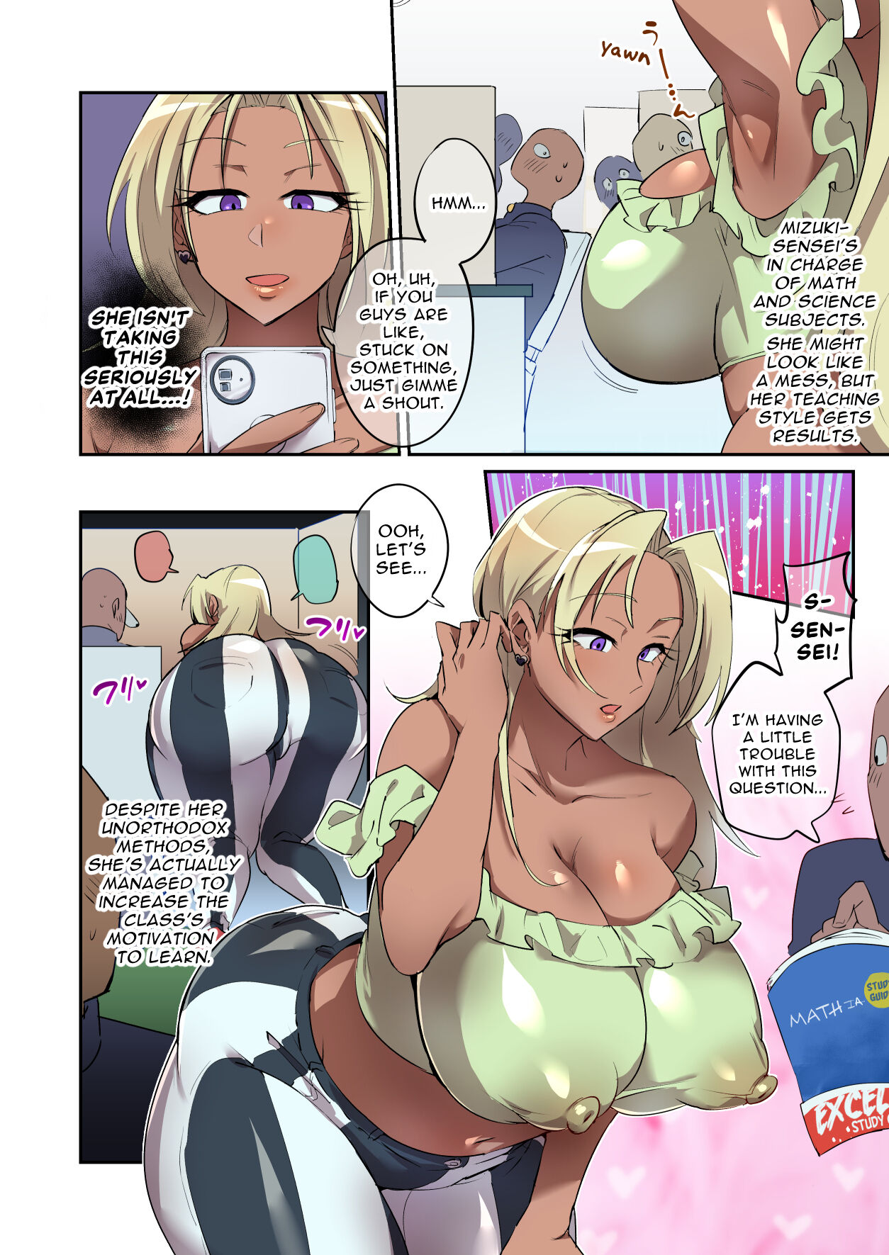Bringing the Hammer of Justice Down on the Big Booty Tanned Gyaru Cram School Teacher Who Took Everyone for Fools page 3