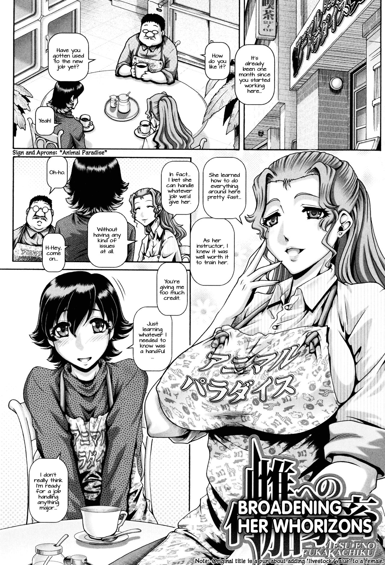 Broadening Her Whorizons page 1