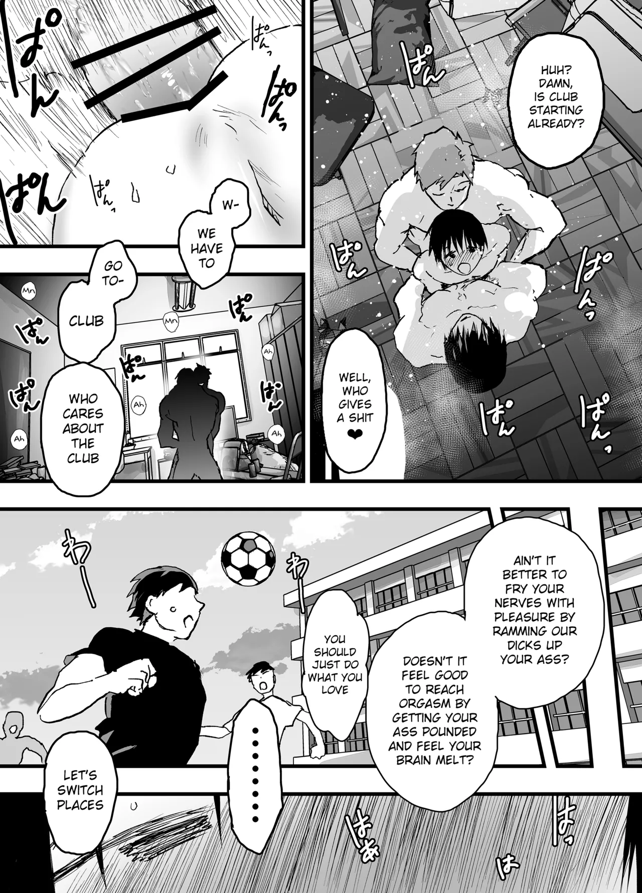 Bukatsu no Kowai Senpai no Niku Benki ni Saretemasu. Dekamara Rinkan Shiofuki Jigoku page 24