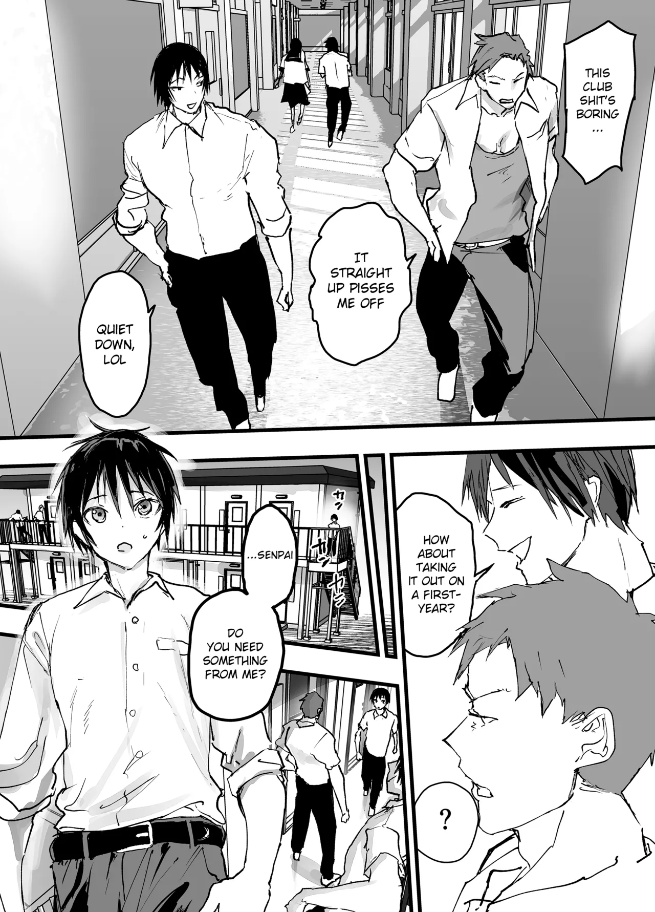Bukatsu no Kowai Senpai no Niku Benki ni Saretemasu. Dekamara Rinkan Shiofuki Jigoku page 3