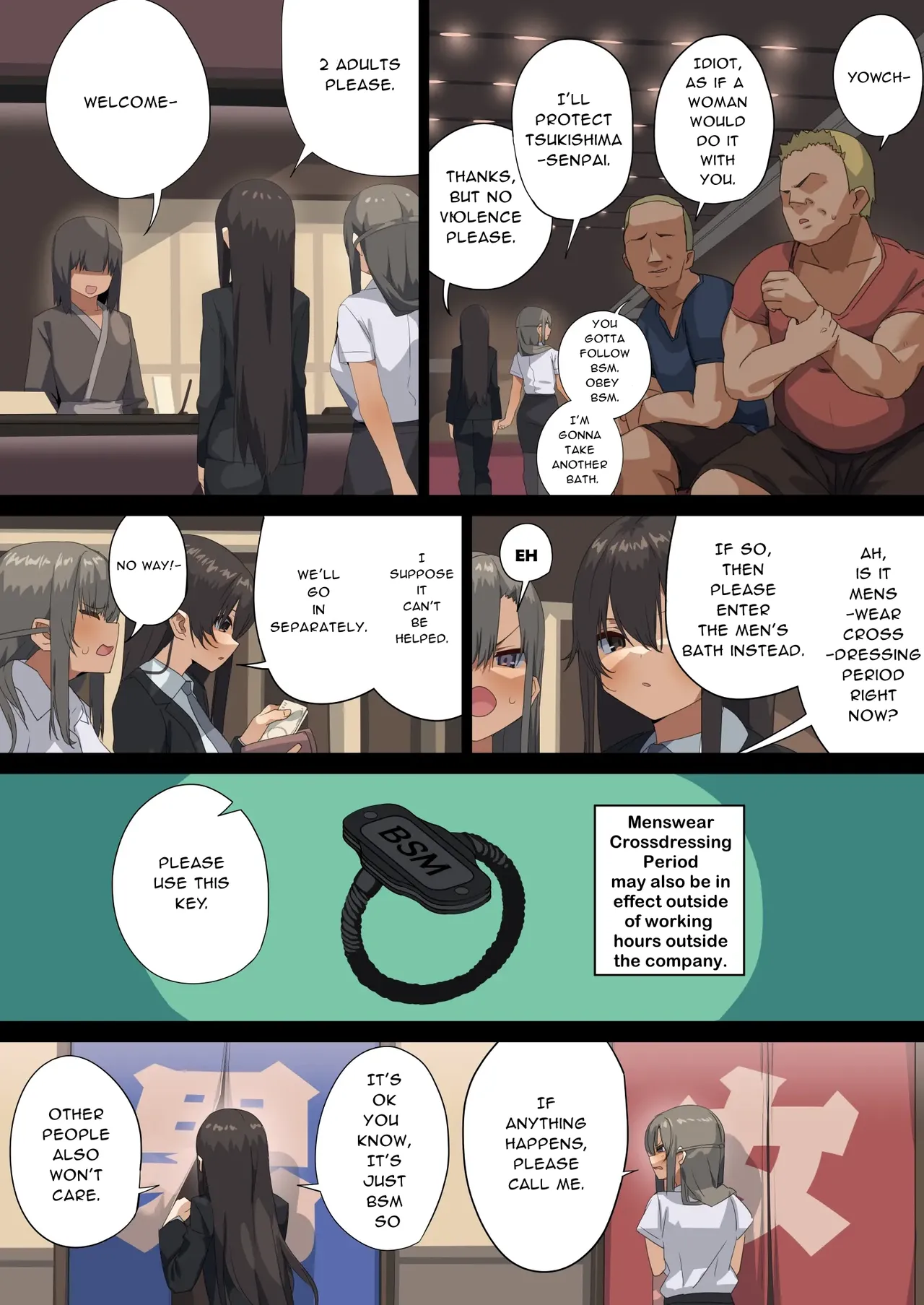 Business Sex Manners AC, Escalator, and Menswear Crossdressing Anal Tsukishima Special Complication page 43