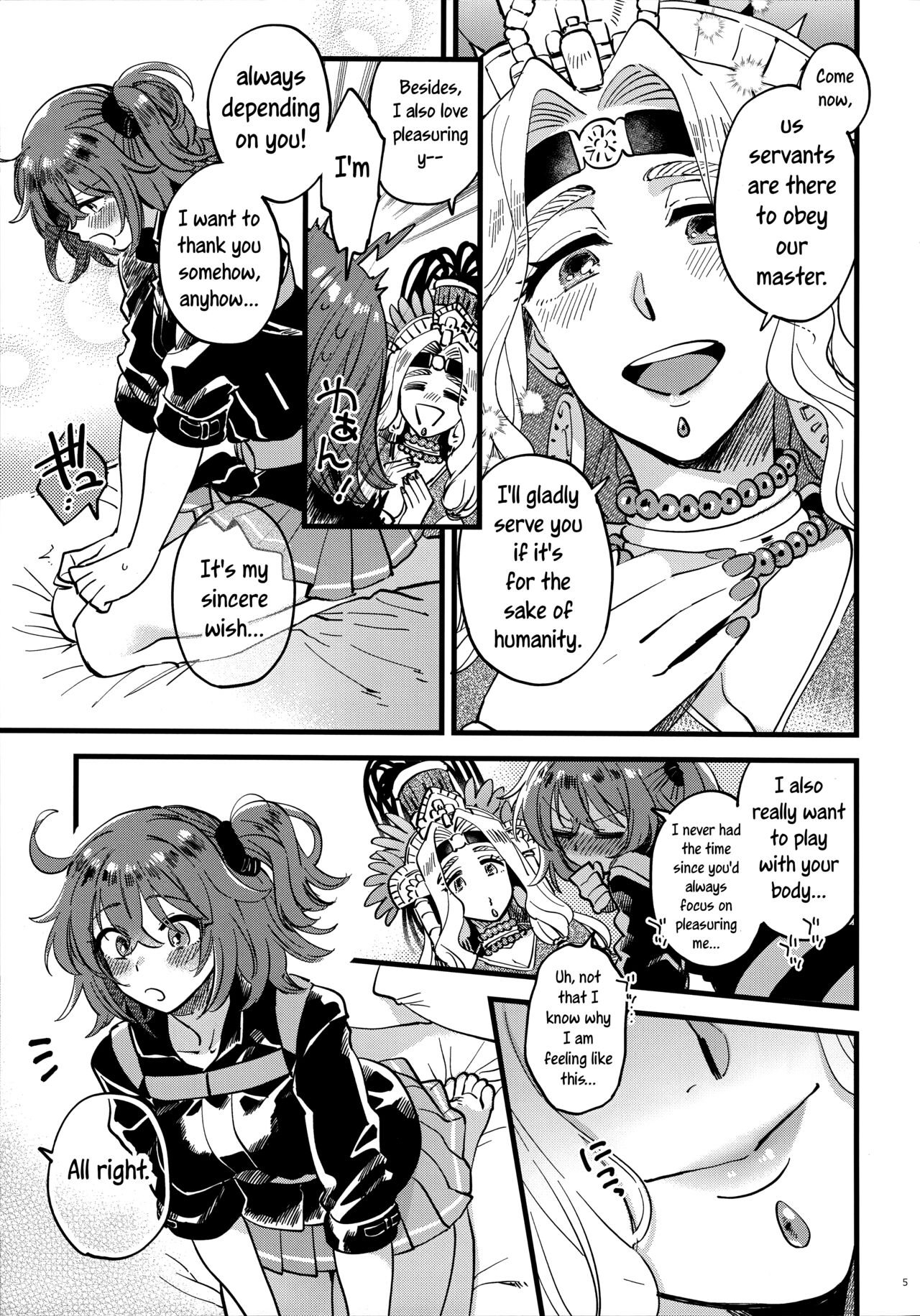 But I said that you'll be the one pleasured today! page 4