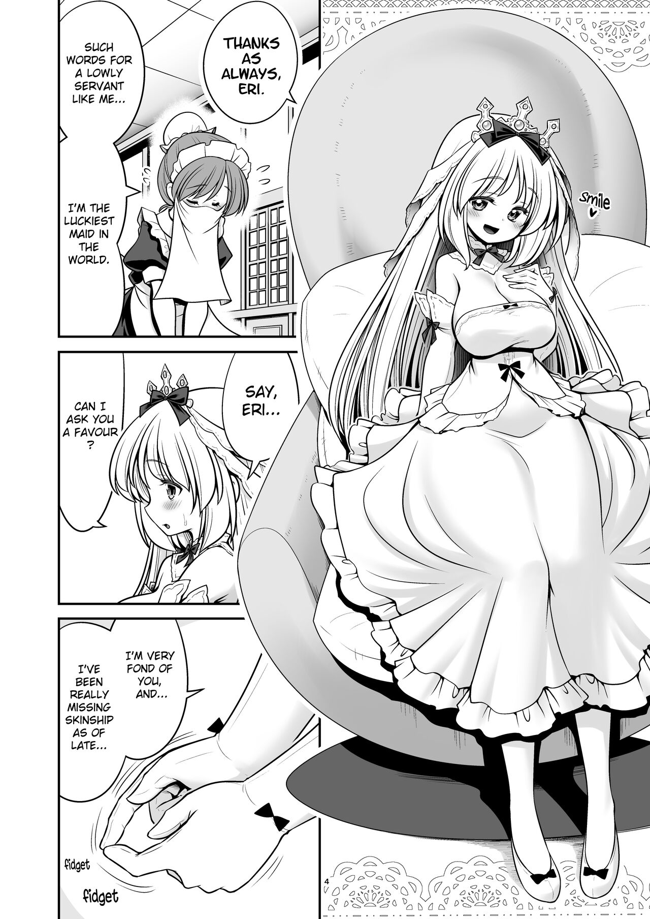 Byoujaku na Junpaku Hime-sama wa Mushikan Love page 4