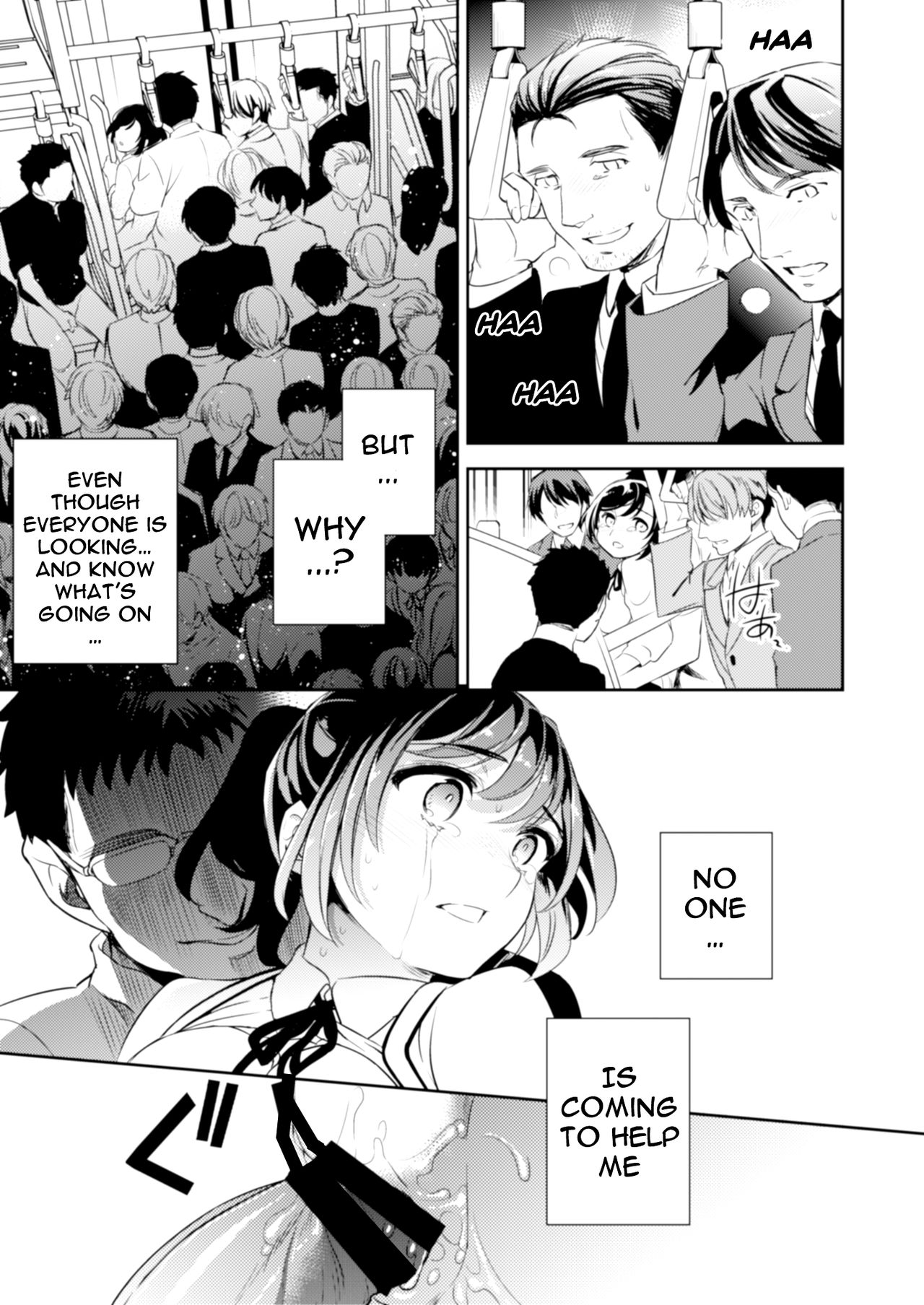 C9-41 Sayuri - Kareshi to Hatsu H Mokuzen ni Chikan ni NTR-reta Shoujo page 15