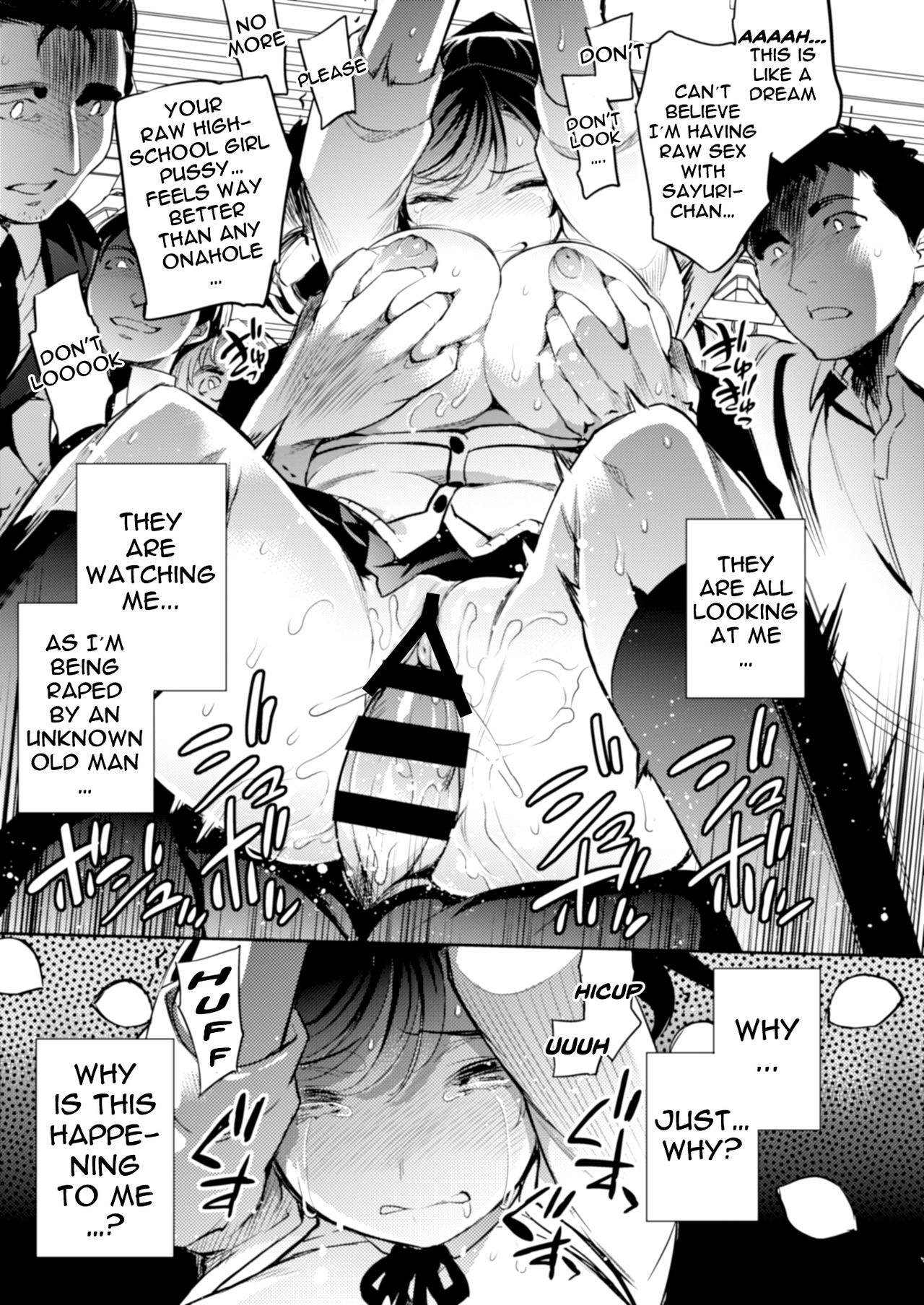 C9-41 Sayuri - Kareshi to Hatsu H Mokuzen ni Chikan ni NTR-reta Shoujo page 19