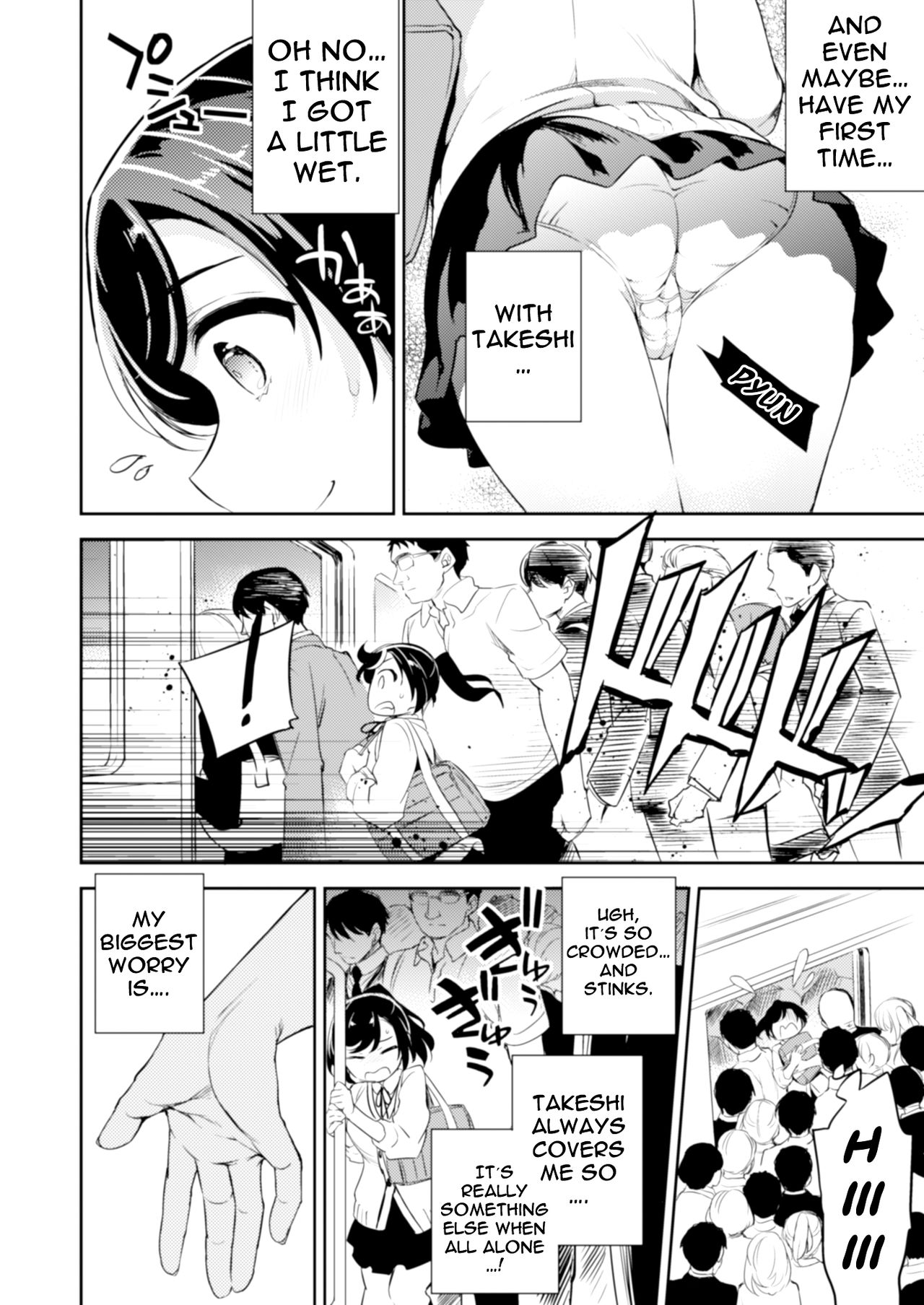 C9-41 Sayuri - Kareshi to Hatsu H Mokuzen ni Chikan ni NTR-reta Shoujo page 6