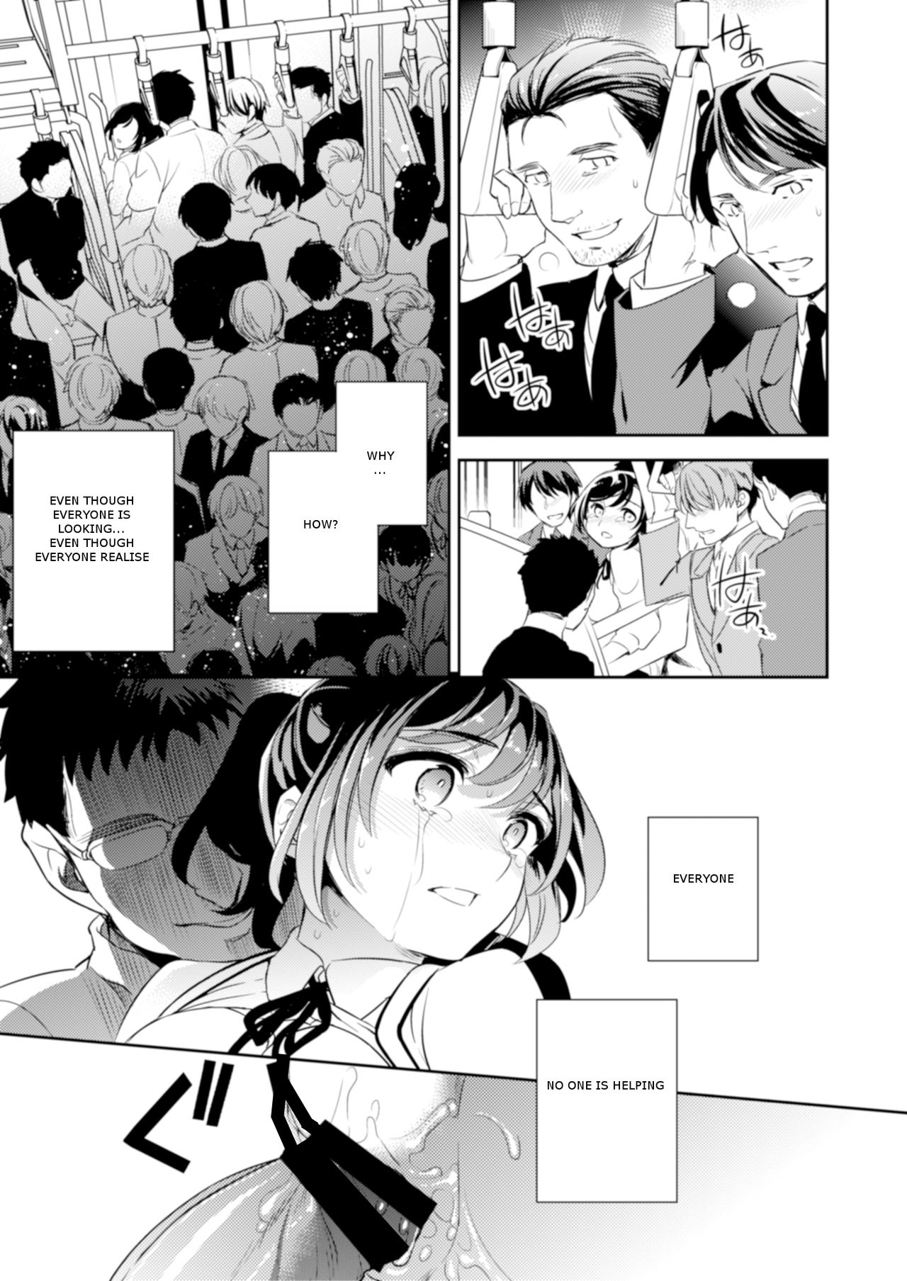 C9-41 Sayuri - Kareshi to Hatsu H Mokuzen ni Chikan ni NTR-reta Shoujo page 14