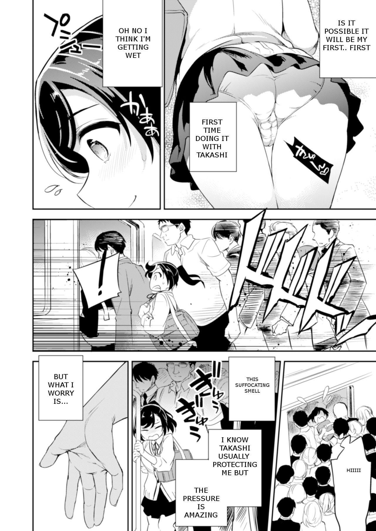 C9-41 Sayuri - Kareshi to Hatsu H Mokuzen ni Chikan ni NTR-reta Shoujo page 5