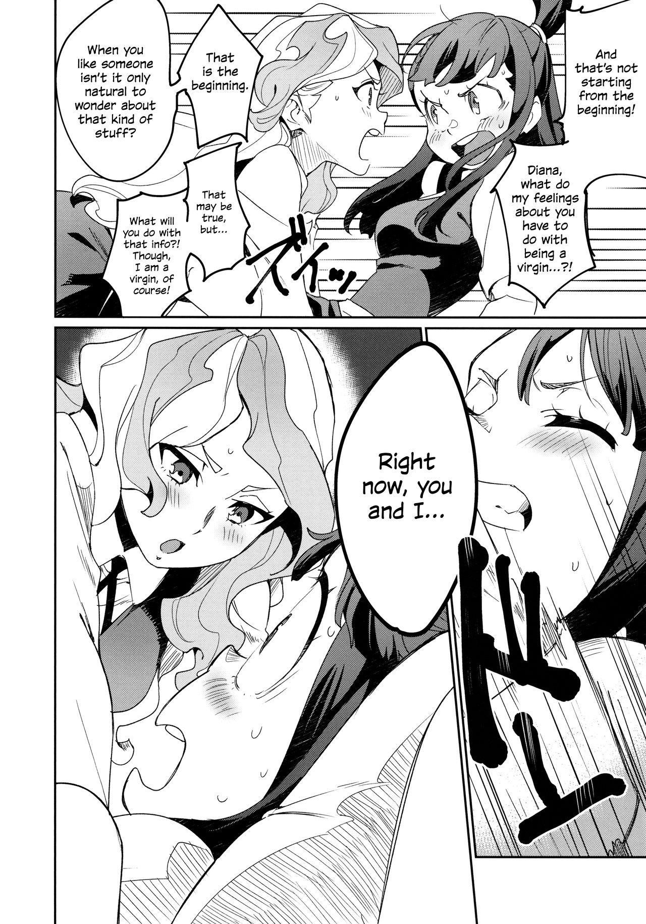 (C92) [Daichibokujou (Makiba) xxx (Little witch Academia) [English] [Decensored] page 10
