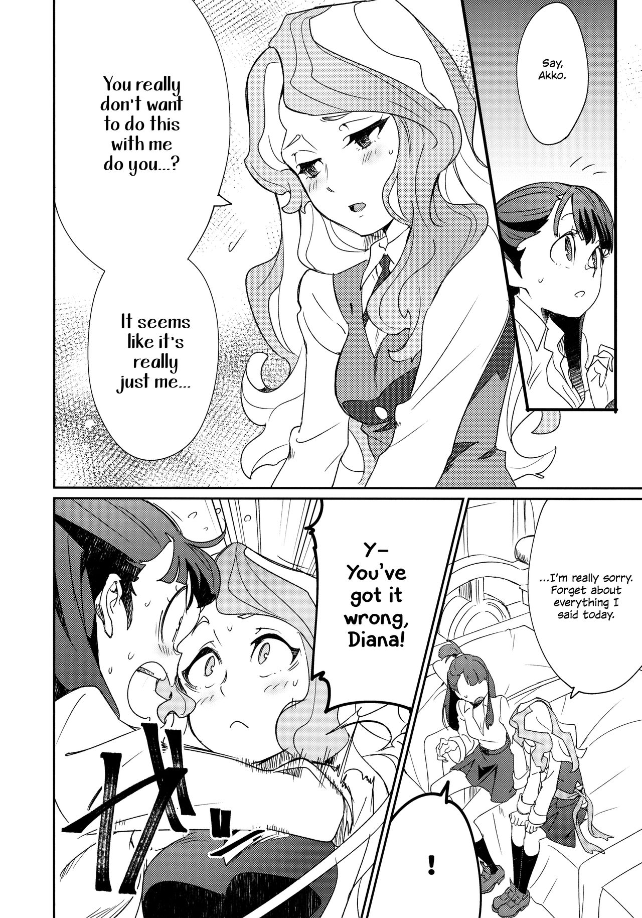 (C92) [Daichibokujou (Makiba) xxx (Little witch Academia) [English] [Decensored] page 16