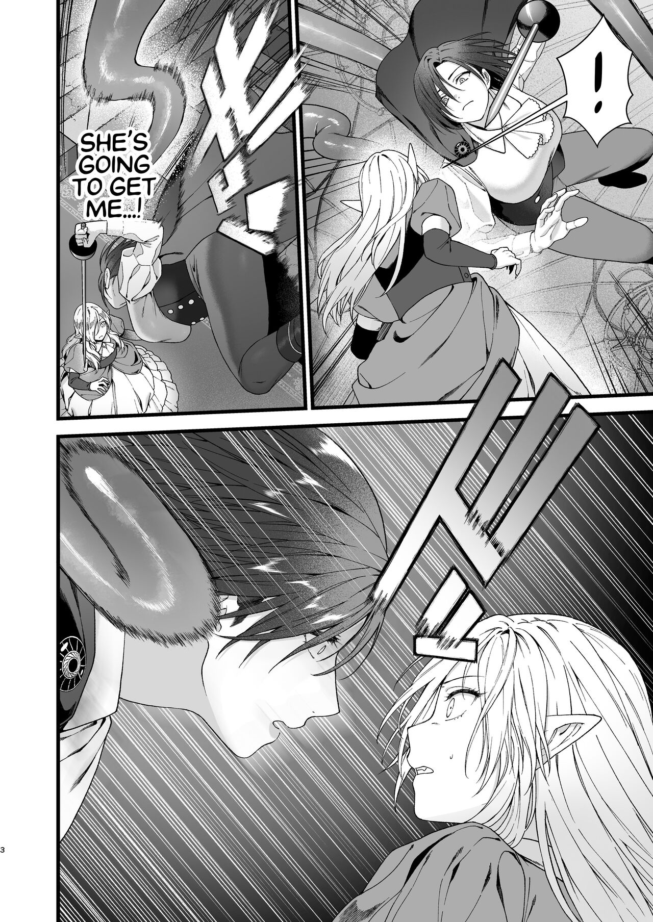 Cage of Desire ~until the futanari vampire gets pleasure corrupted by a succubus~ page 4