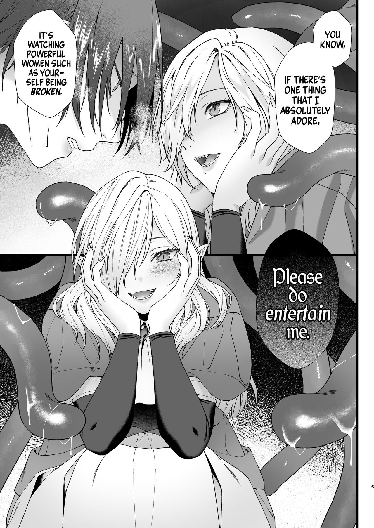 Cage of Desire ~until the futanari vampire gets pleasure corrupted by a succubus~ page 7