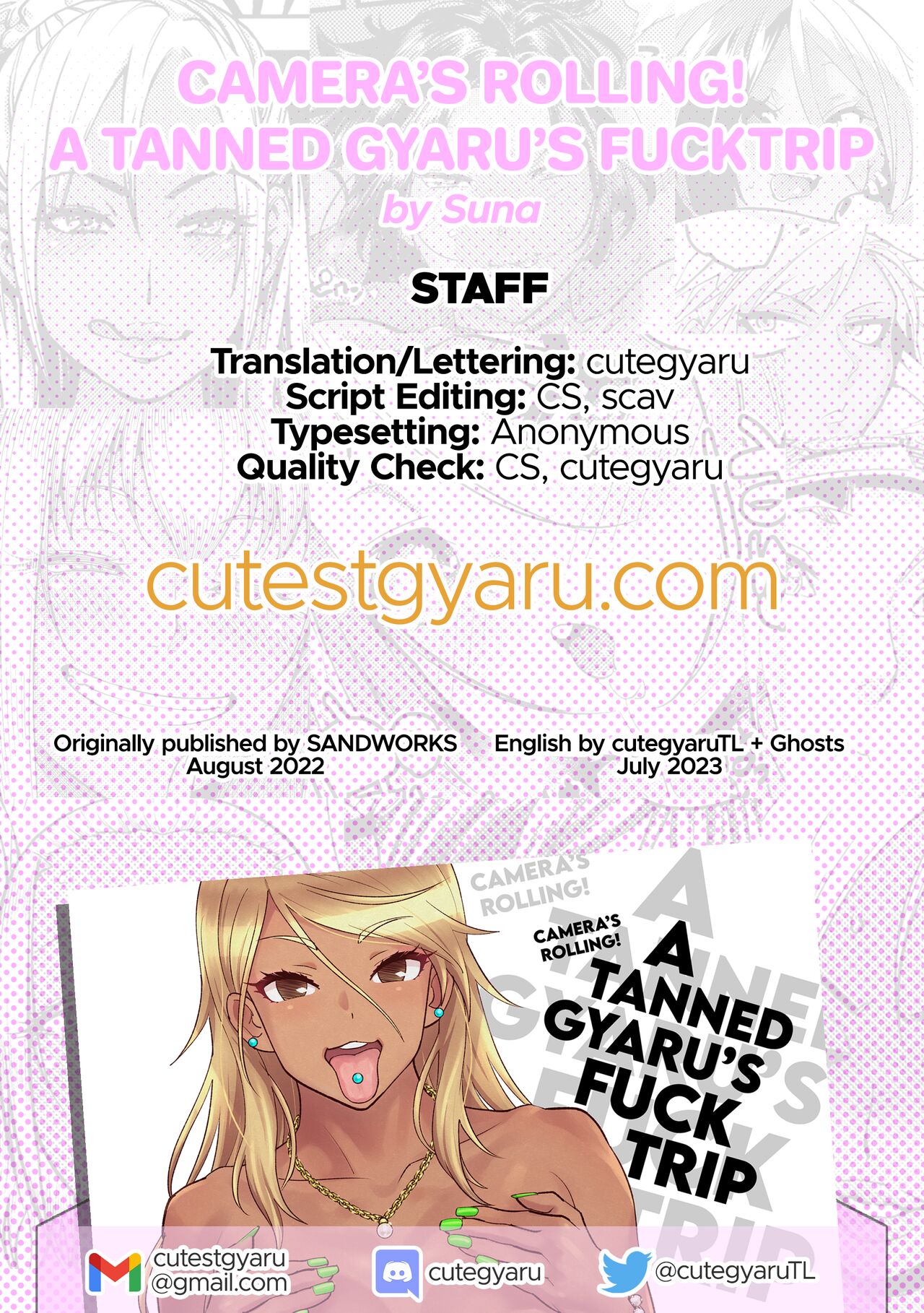 Camera's Rolling! A Tanned Gyaru's Fucktrip page 22