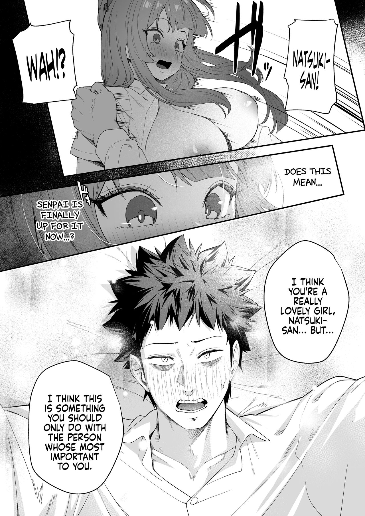 Can we stay at your place tonight Senpai? page 31