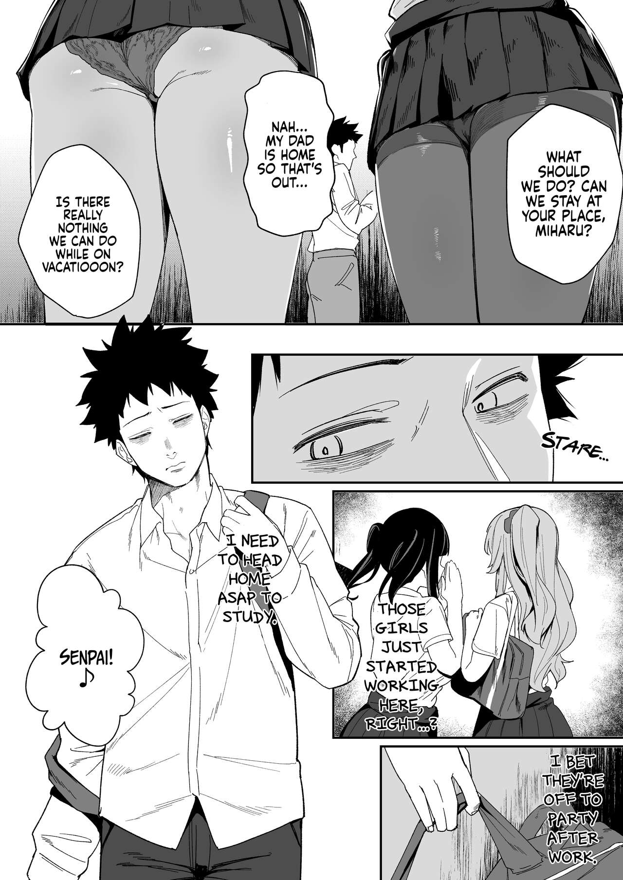 Can we stay at your place tonight Senpai? page 5