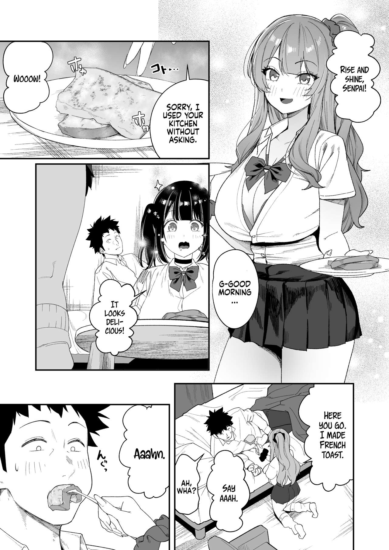 Can we stay at your place tonight Senpai? page 52